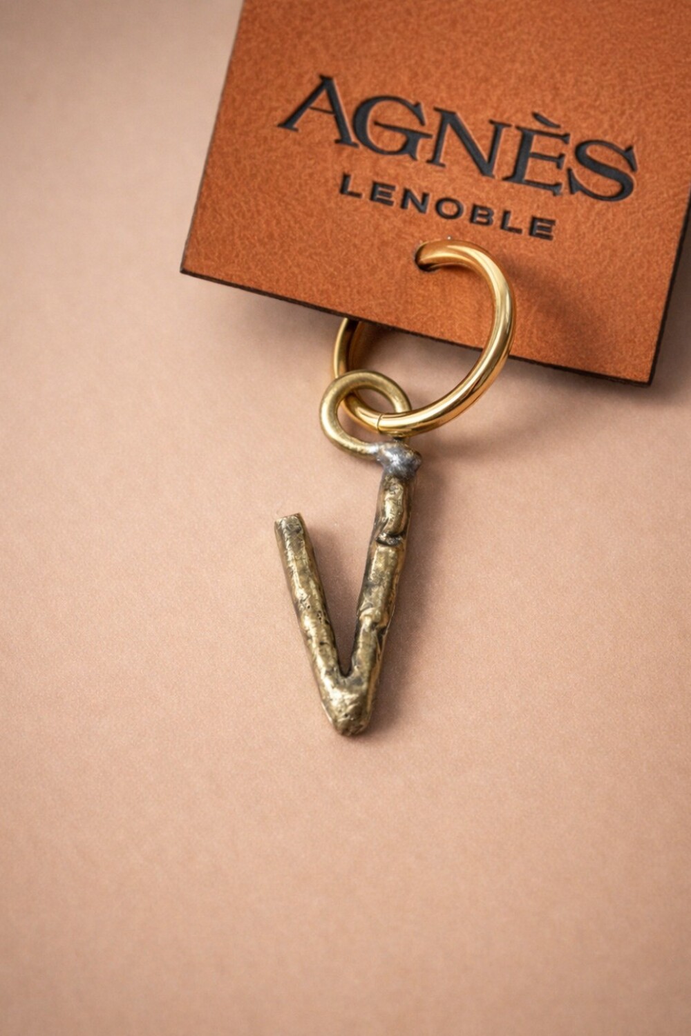 Spelling Earrings Bronce V