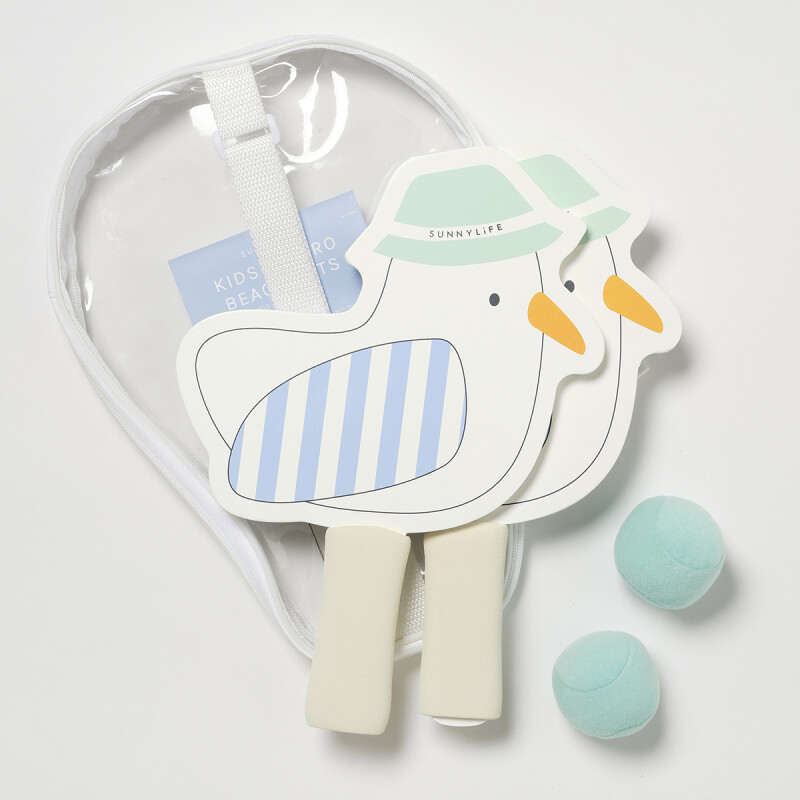 Paletas de playa con velcro para niños Sid the Seagull
