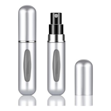 Frasco Mini Botella Recargable De Perfume Portátil X 5 Variante Color Gris