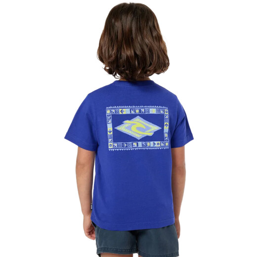 Remera Rip Curl Tube Town Logo - Azul Remera Rip Curl Tube Town Logo - Azul