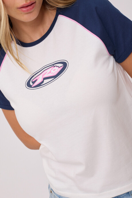 T-SHIRT UTARA RUSTY Blanco