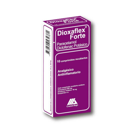 DIOXAFLEX FORTE X 10 COMPRIMIDOS DIOXAFLEX FORTE X 10 COMPRIMIDOS