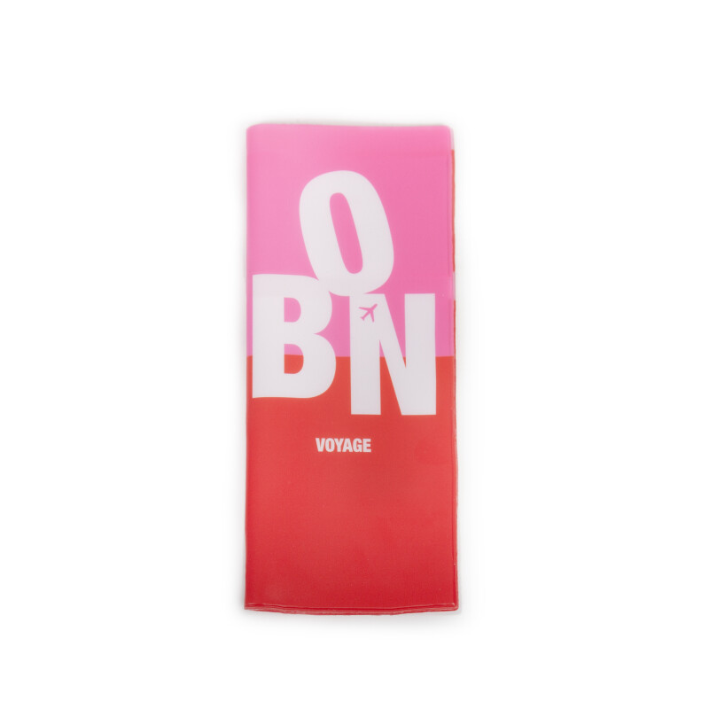 Funda Porta Pasaporte Organizador De Viaje Rojo