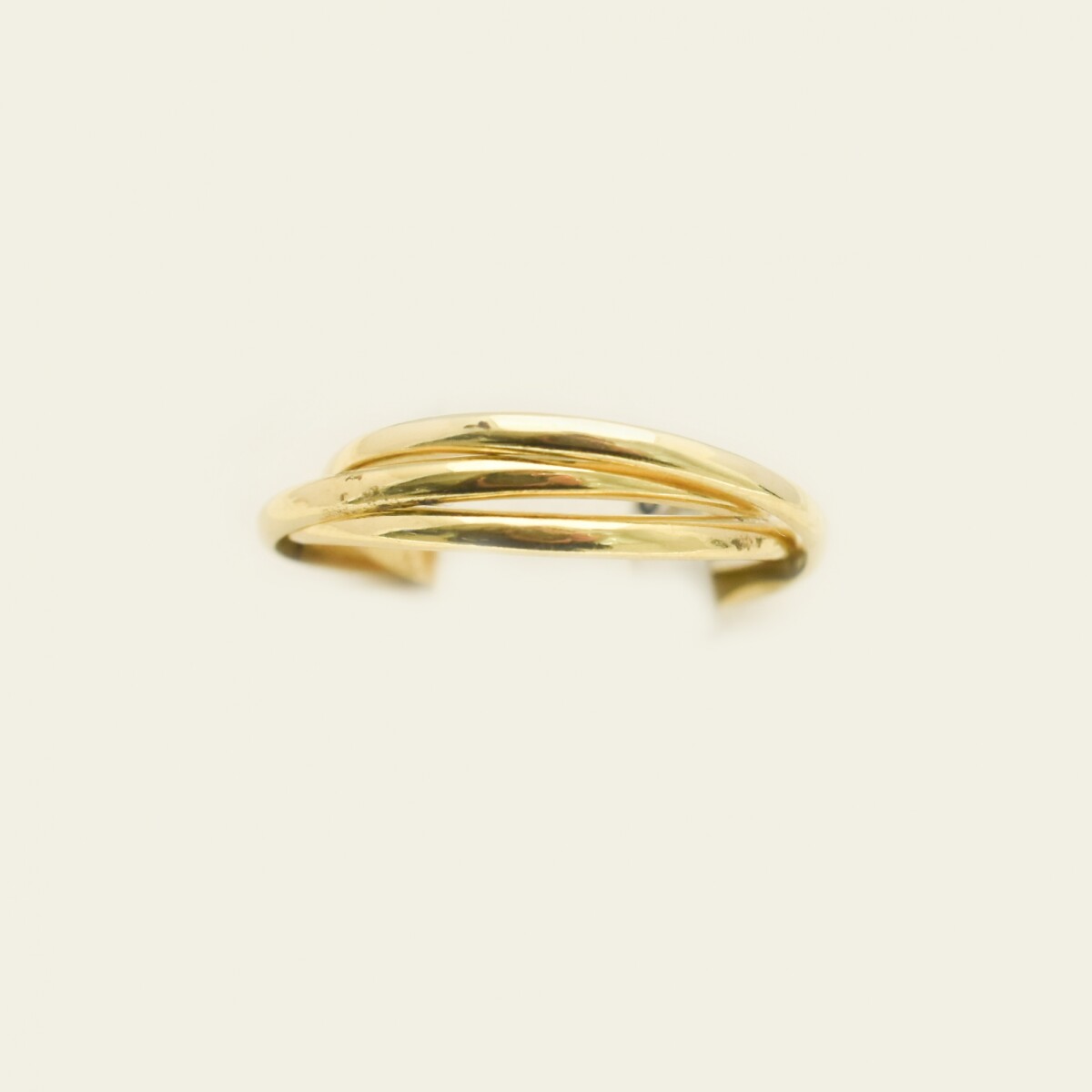 Anillo Oro 18k Triple 