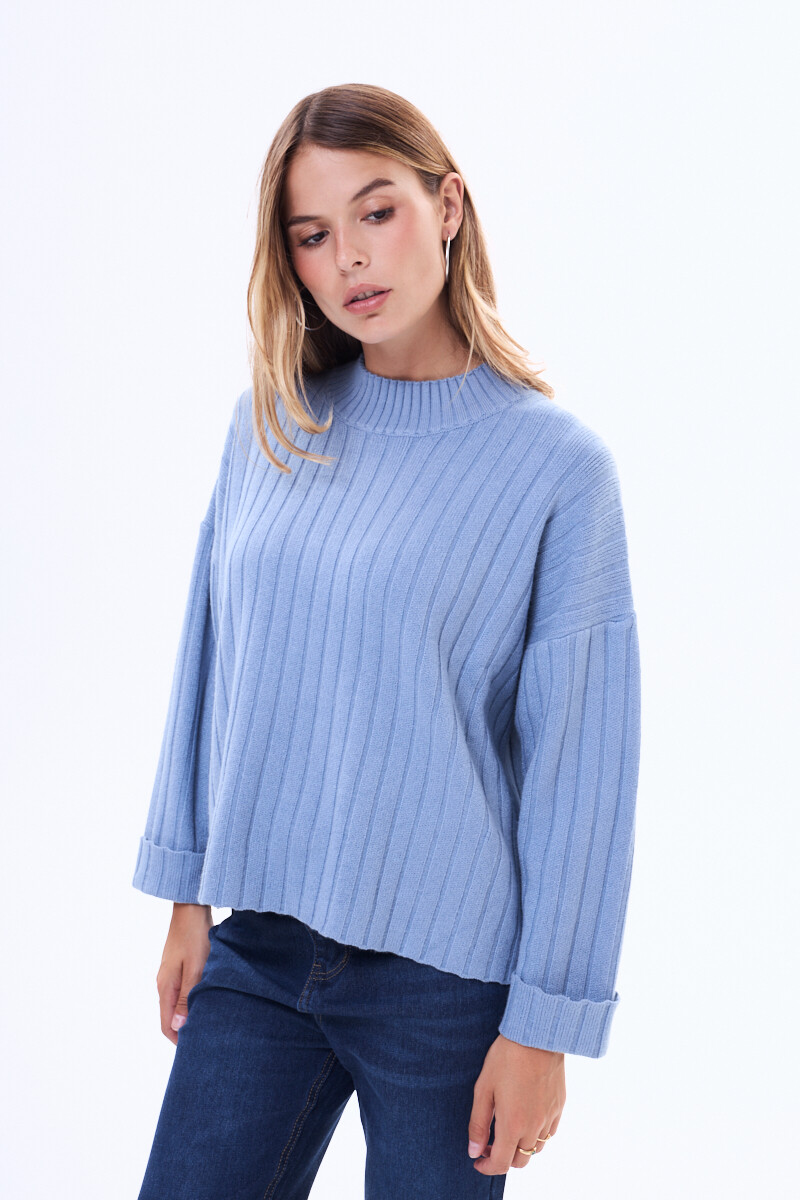 Buzo Tejido Araras - Azul 