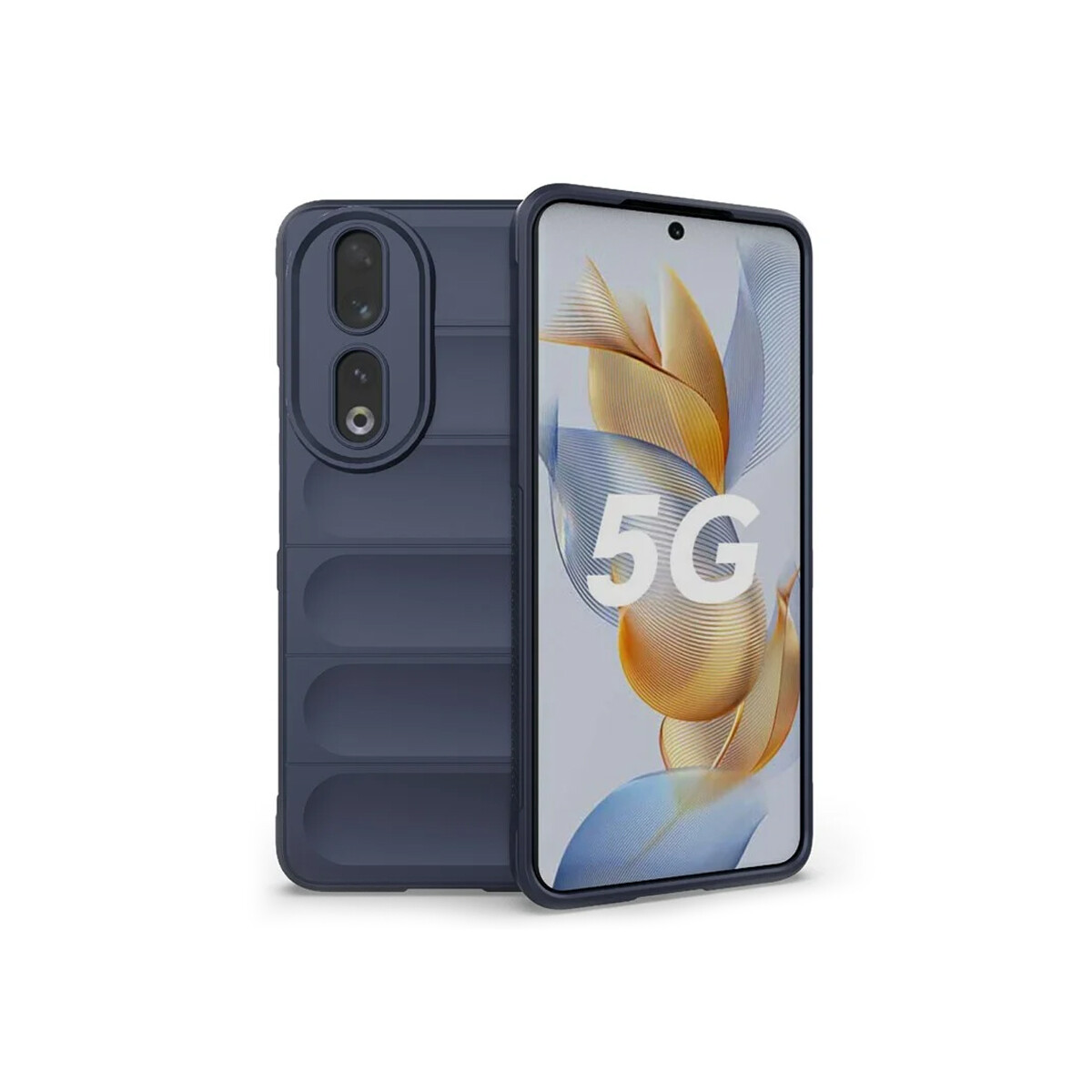 Protector para Honor 90 engomado con textura azul 