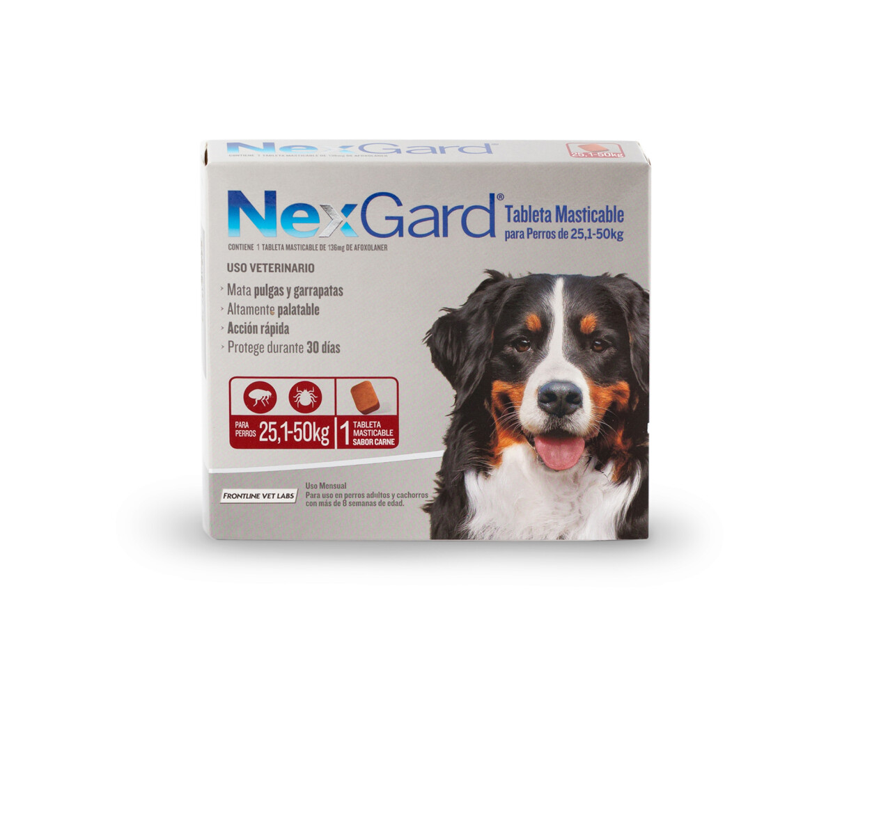 Nexgard 25 a 50kg PACK DE 3 