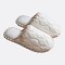 Pantufla Diseño Ondulado Blanco