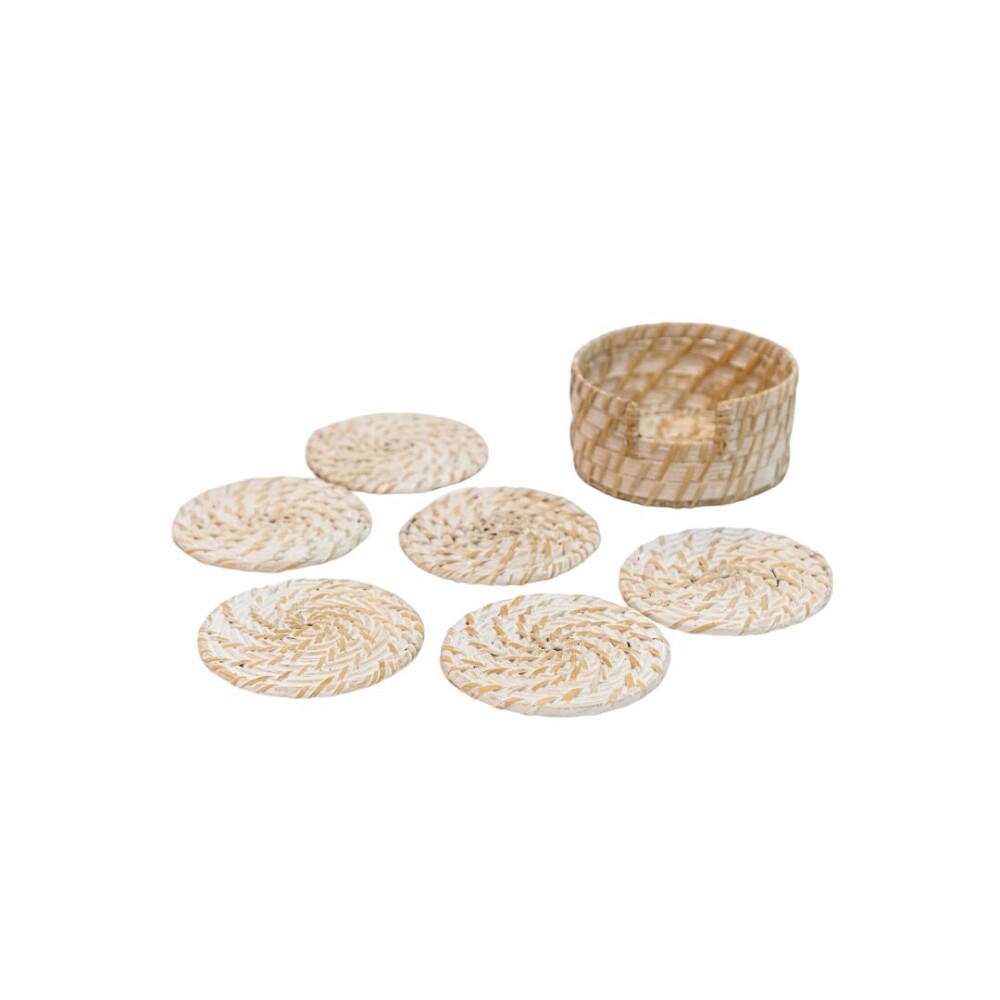 Set 6 Posavasos - Angra - Natural Set 6 Posavasos - Angra - Natural