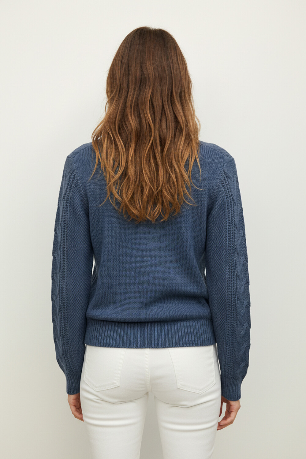 Sweater Focio Azul Grisaceo