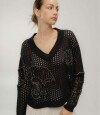 PRE VENTA Buzo Caracol Negro con Lurex