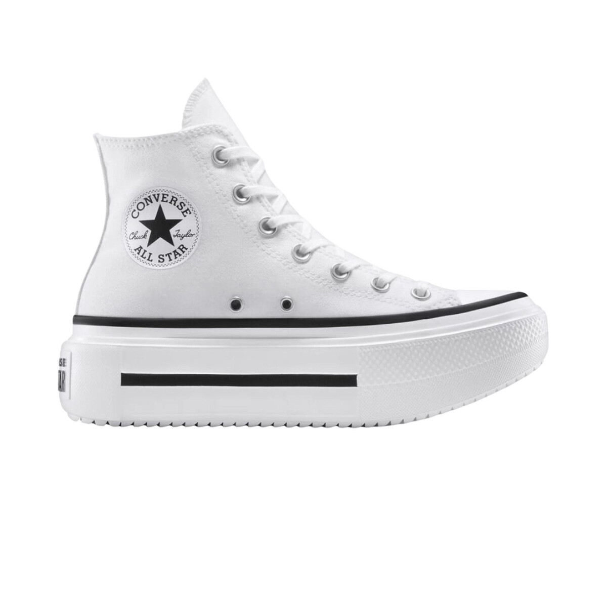 BOTA CHUCK TAYLOR ALL STAR LIFT DOUBLE STACK HI WHT - CONVERSE 