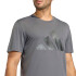 Remera de Hombre Adidas Running Adi365 Essentials Gris - Oscuro