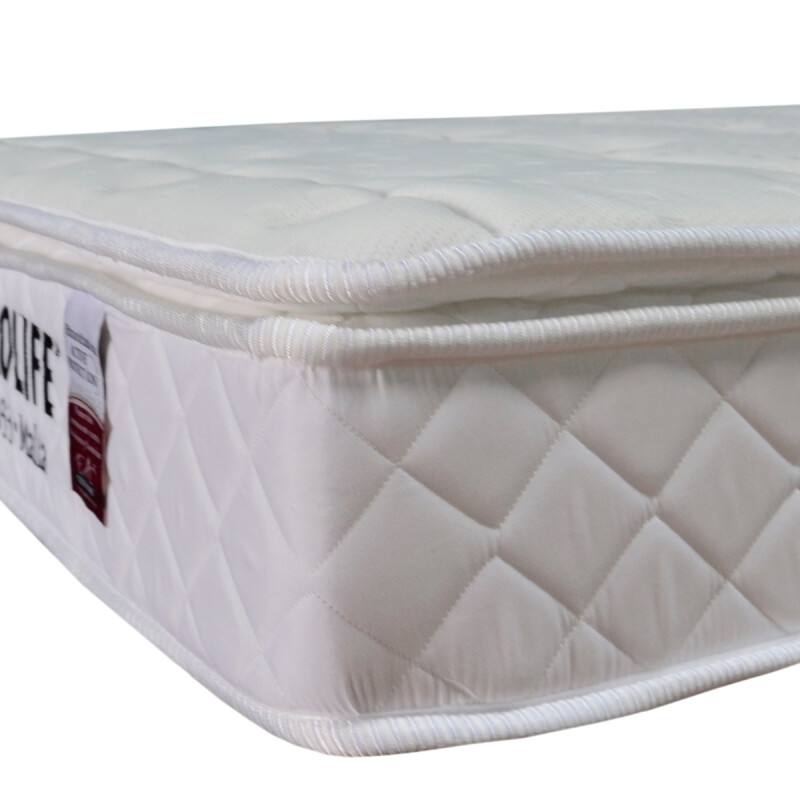 Colchón 2 plazas Pro life con pillow BLANCO