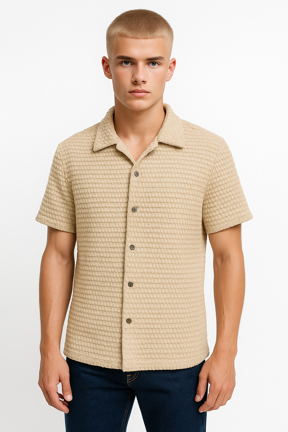 Camisa Panudu Beige