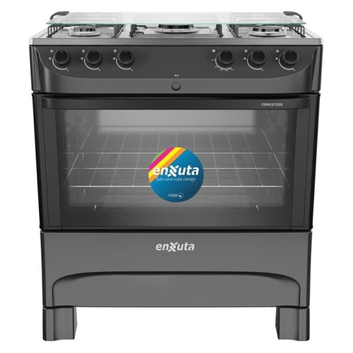 Cocina Multigas 5 Hornallas CENX27250NG Enxuta 