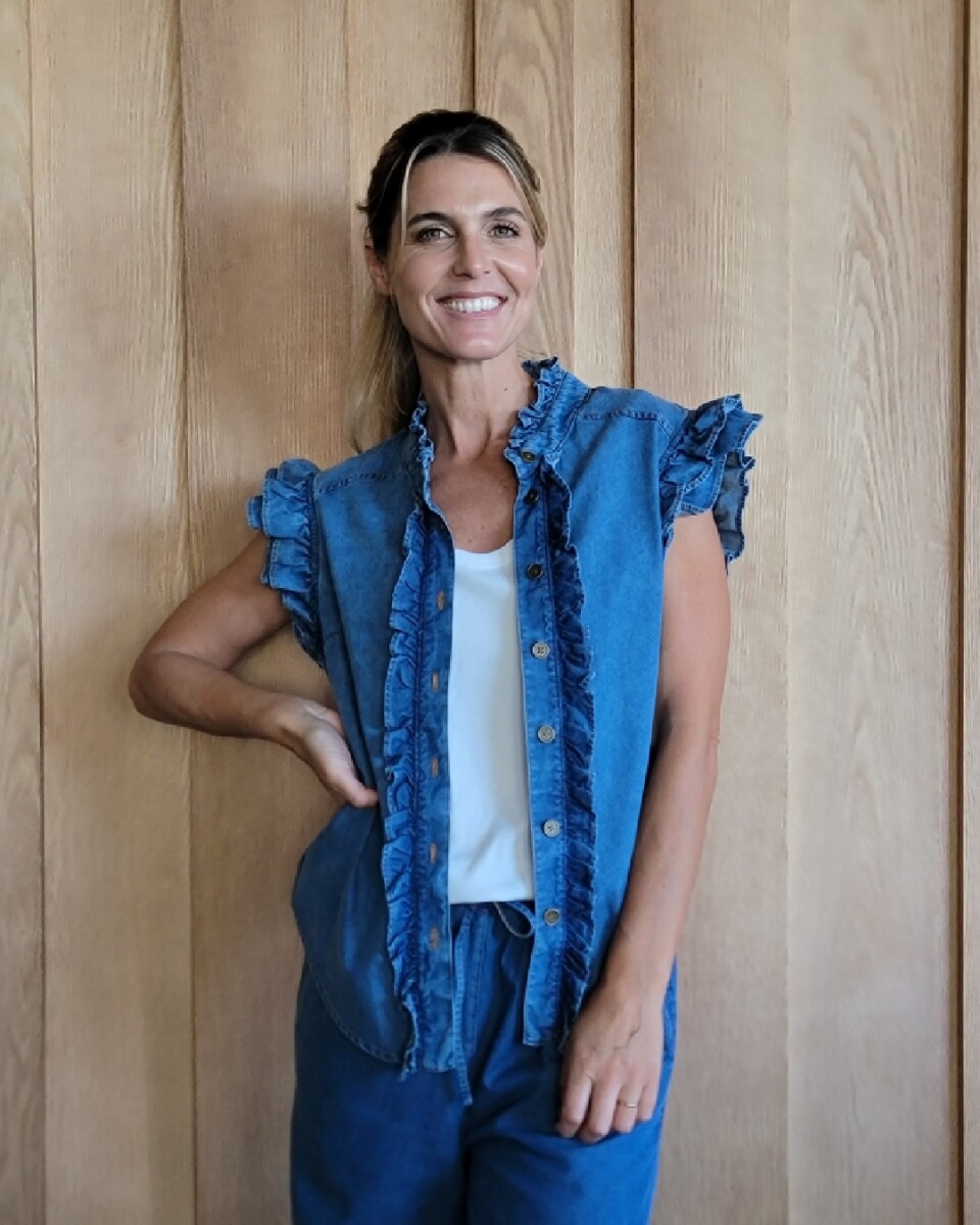 Musculosa Coco - Denim Azul 