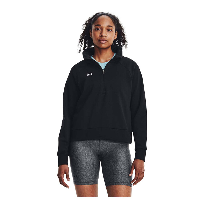 Buzo Under Armour Rival Fleece HZ Mujer 1379492-001 Negro