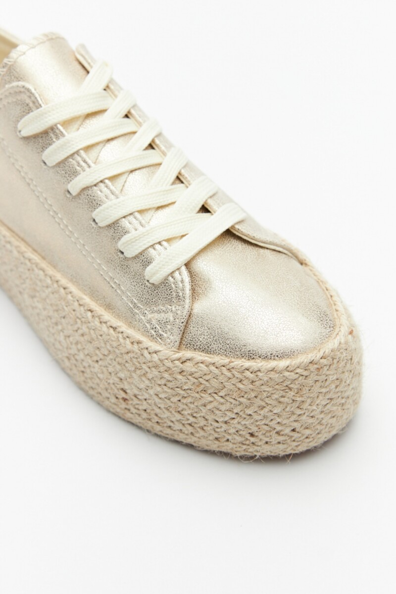 ZAPATILLA JUTEX Dorado