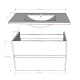 MOBILIARIO BAÑO MUEBLE CON BACHA CERAMICA PVC COLOR BEIGE GAMAS DE BEIGE