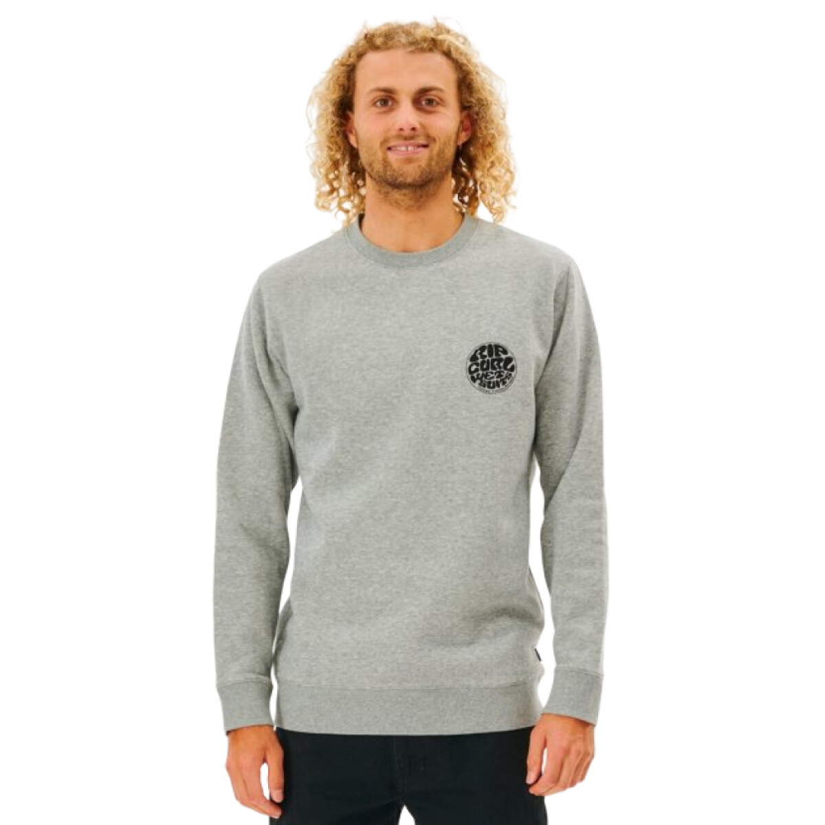 Buzo Rip Curl Wetsuit Icon Crew - Gris 