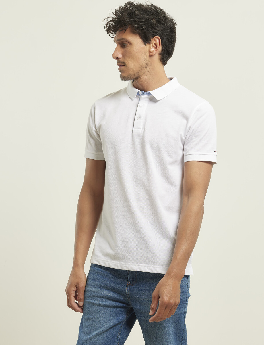 520151REMERA HARRINGTON LABEL Blanco