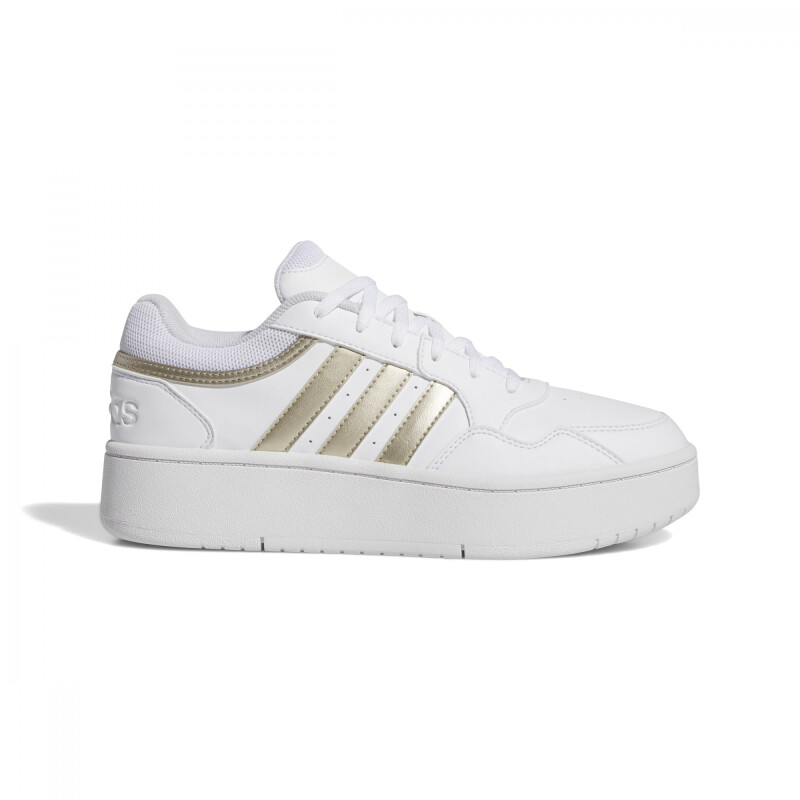 Championes Adidas Basket HOOPS 3.0 BOLD W de Mujer - JI3457 Blanco-dorado