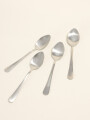 Cuchara Olivo Set 4 Un. Plateado Color Unico