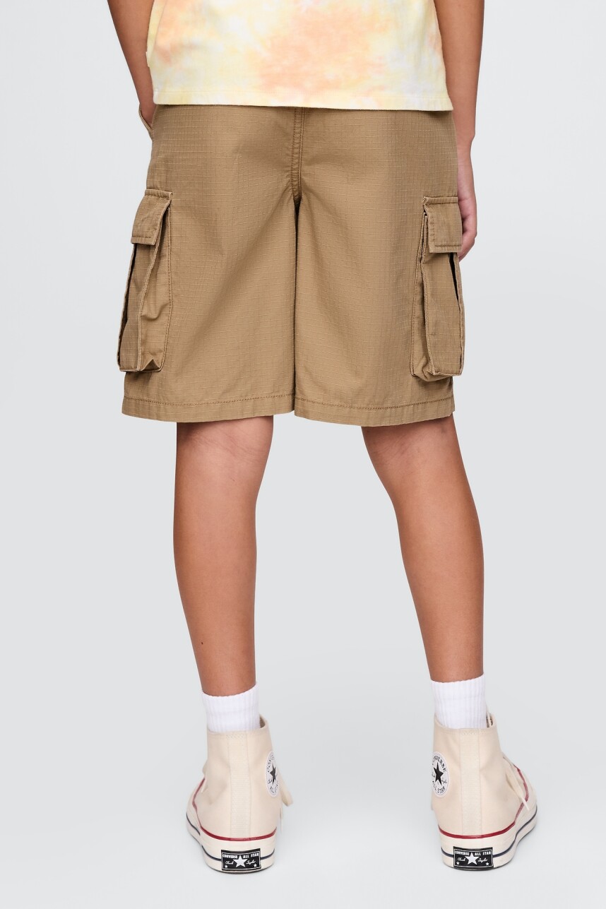 Short Loose Parachute Niño Mission Tan