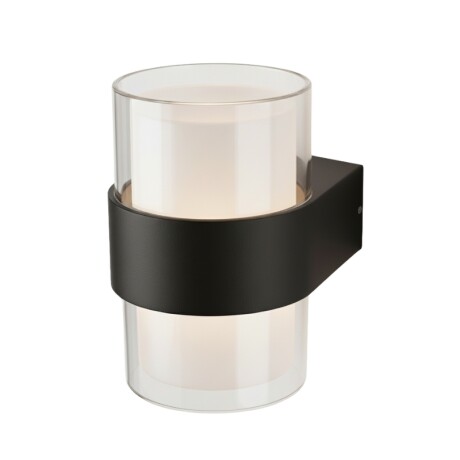 ARTEFACTO EXTERIOR LERMA PARA ADOSAR EN PARED BIDIRECCIONAL 10W Aplique LED Exterior Lerma Bidireccional 10W Negro