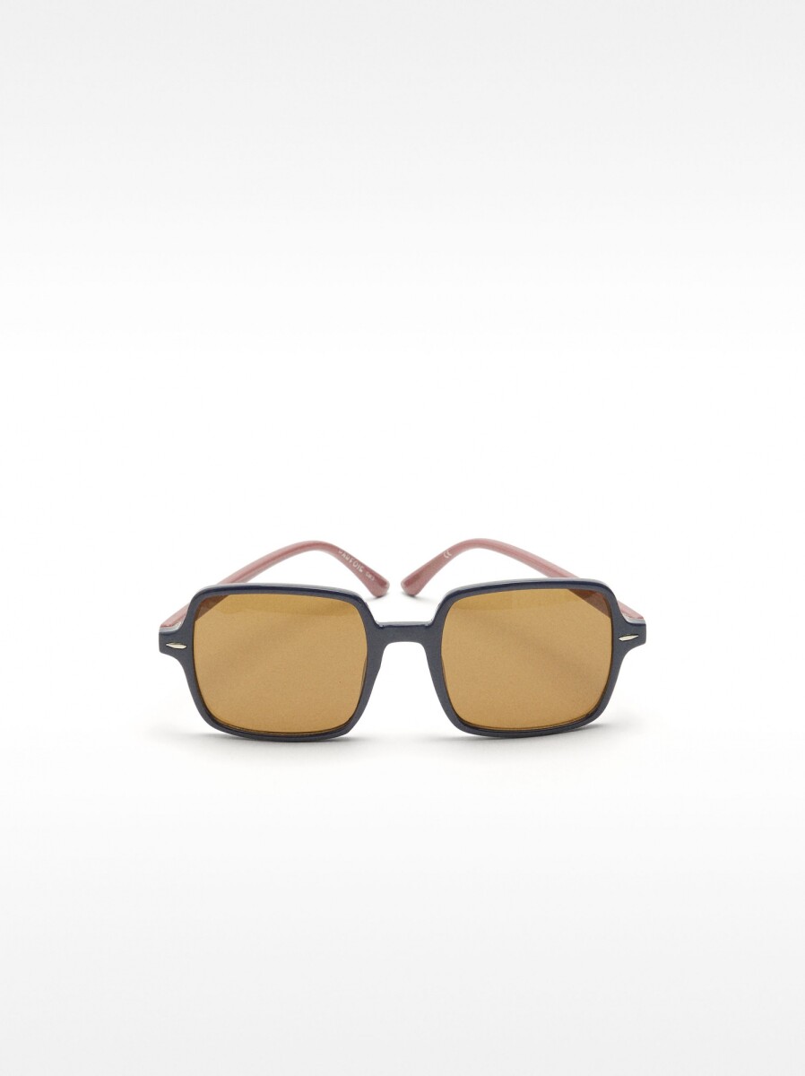 Gafas De Sol Cuadradas - azul-marino 