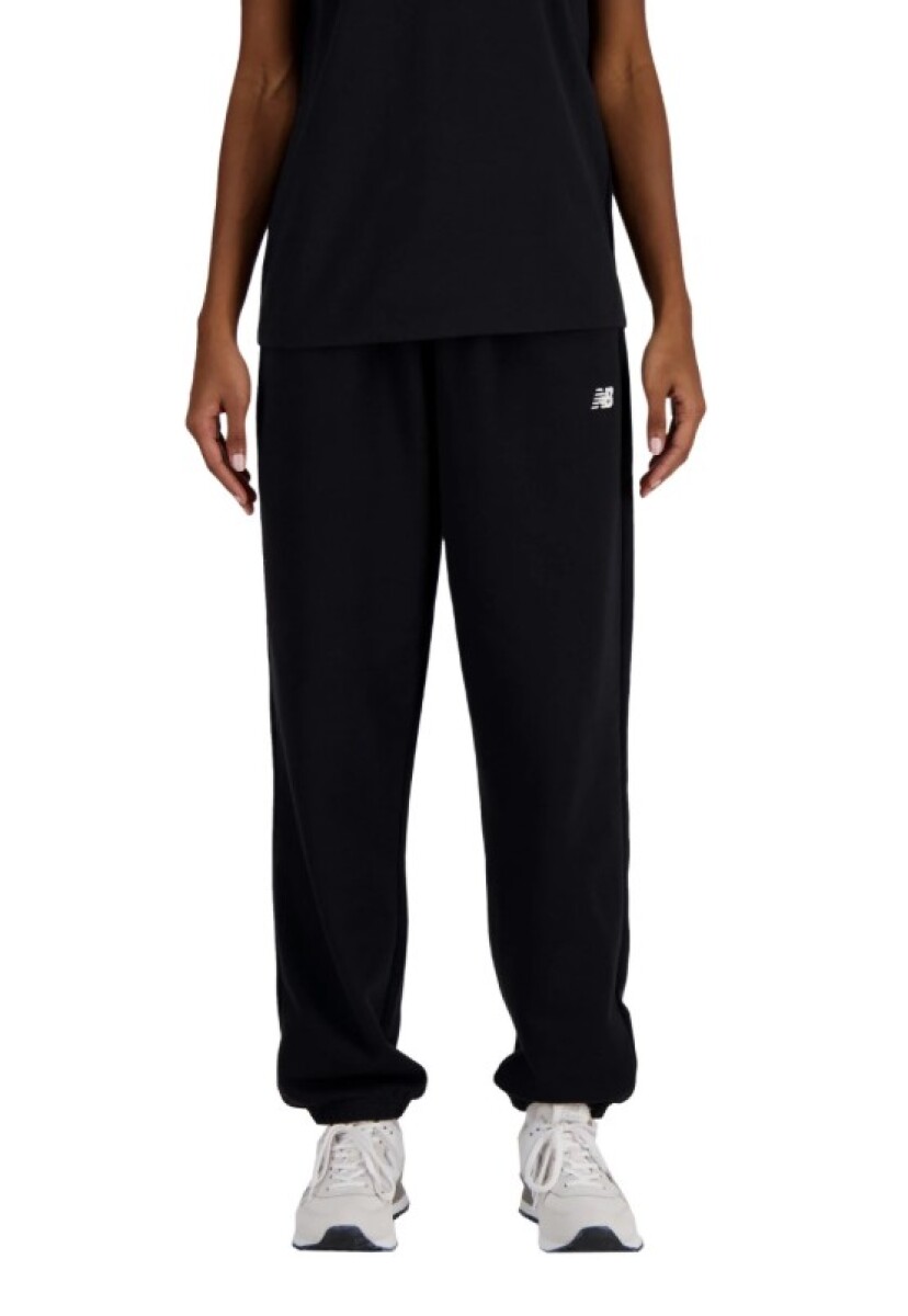 Pantalon de Mujer New Balance French Terry Jogger - Negro 