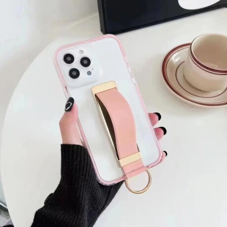 Protector con correa Samsung A34 rosa V01