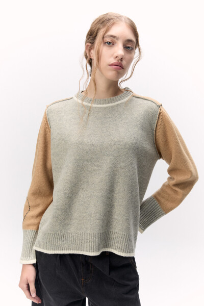 Sweater Senderos Gris