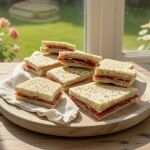 Seis Sándwiches de Bondiola y Queso Seis Sándwiches de Bondiola y Queso