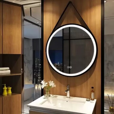 Espejo LED 70cm de colgar c/desempañador Espejo Led 70cm De Colgar C/desempañador