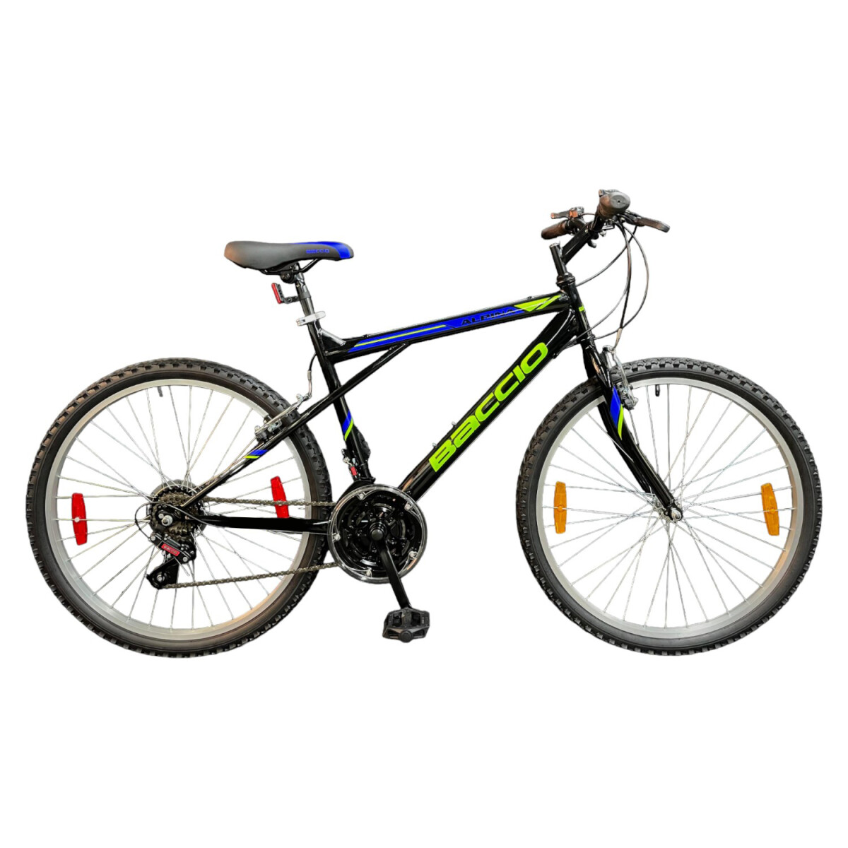 Bicicleta Baccio Alpina Man Montaña rodado 26 con 21 cambios - NEGRO 