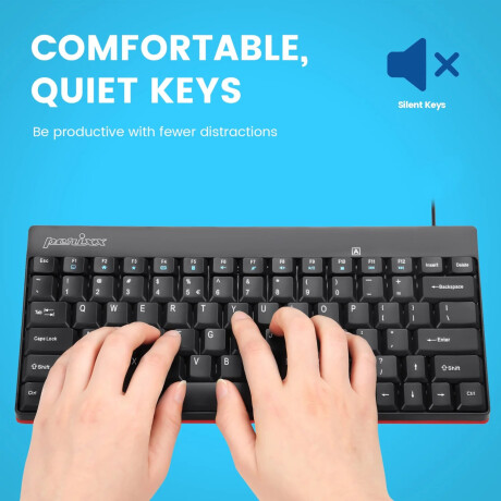 Mini Teclado Cableado Perixx 422 Usb Tipo C Español 001