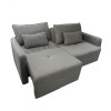 Sillón Cama Céline 3 Cueros - Extensible Gris