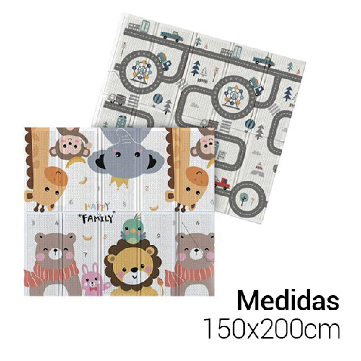 Alfombra Infantil Didáctica Reversible LJ1520 - OSO 