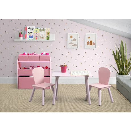 Set juego de mesa y organizador Wisly Rosa