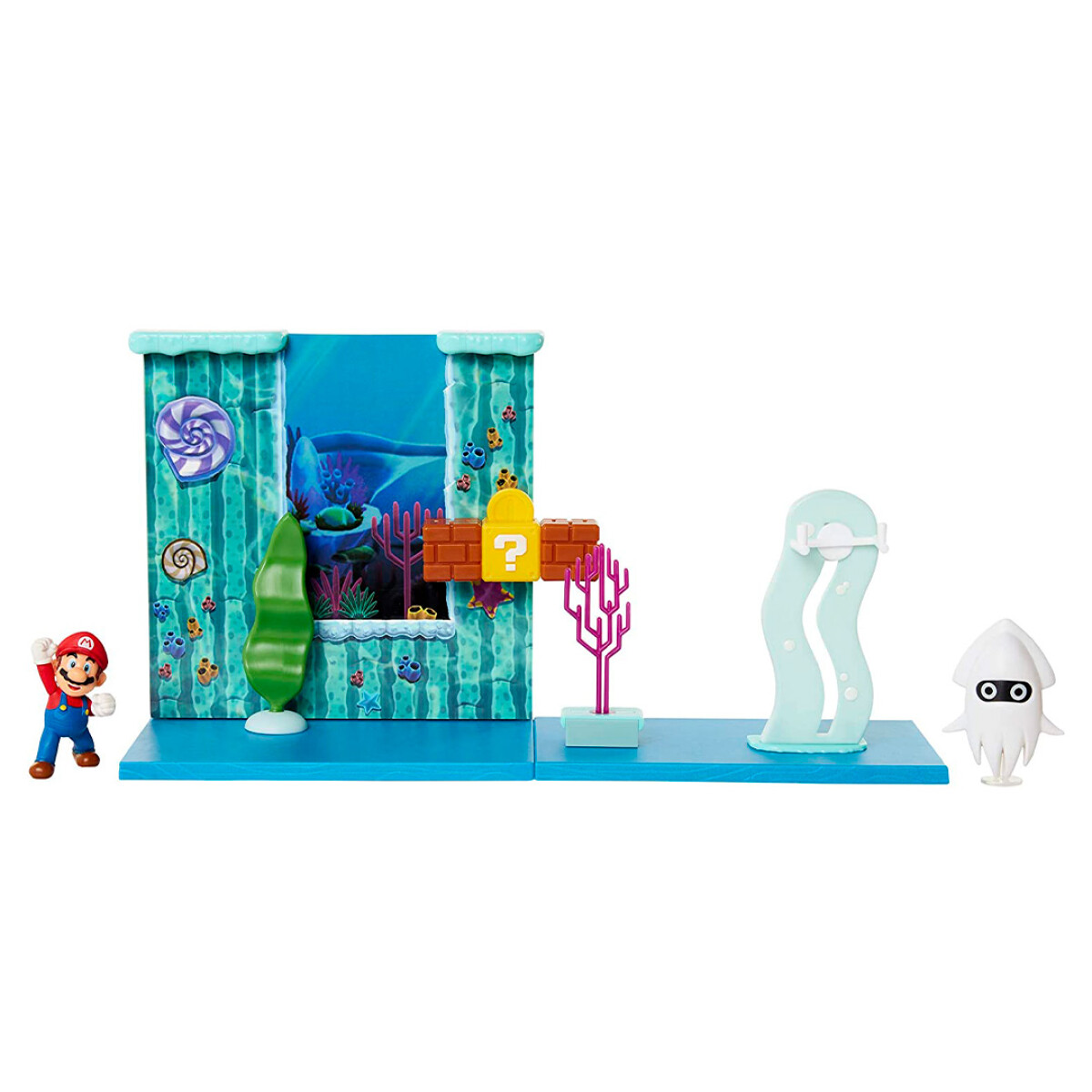 Set Figura Super Mario Underwater World Playset - 001 