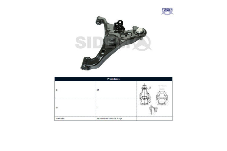 Parilla De Suspension Del Nissan D23 Frontier Np300 15-25 Der Parilla De Suspension Del Nissan D23 Frontier Np300 15-25 Der