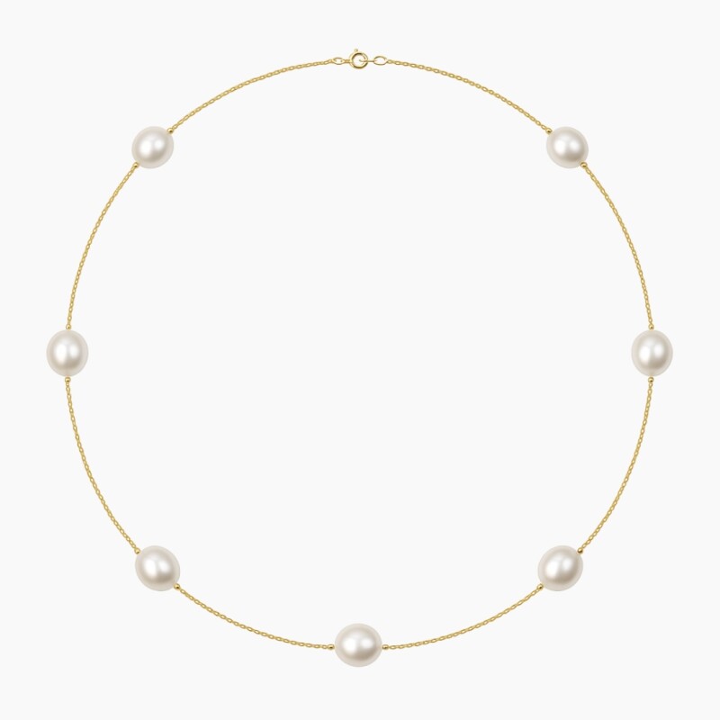 Cadena en Oro 18K con perlas X45 Cadena En Oro 18k Con Perlas X45