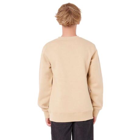 Buzo Rip Curl Island Paradiso Crew Niño Beige
