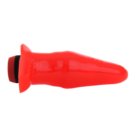 Estaca Anal L Con Vibrador Rojo