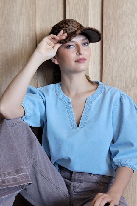 Cap Tini Animal Print Pelo