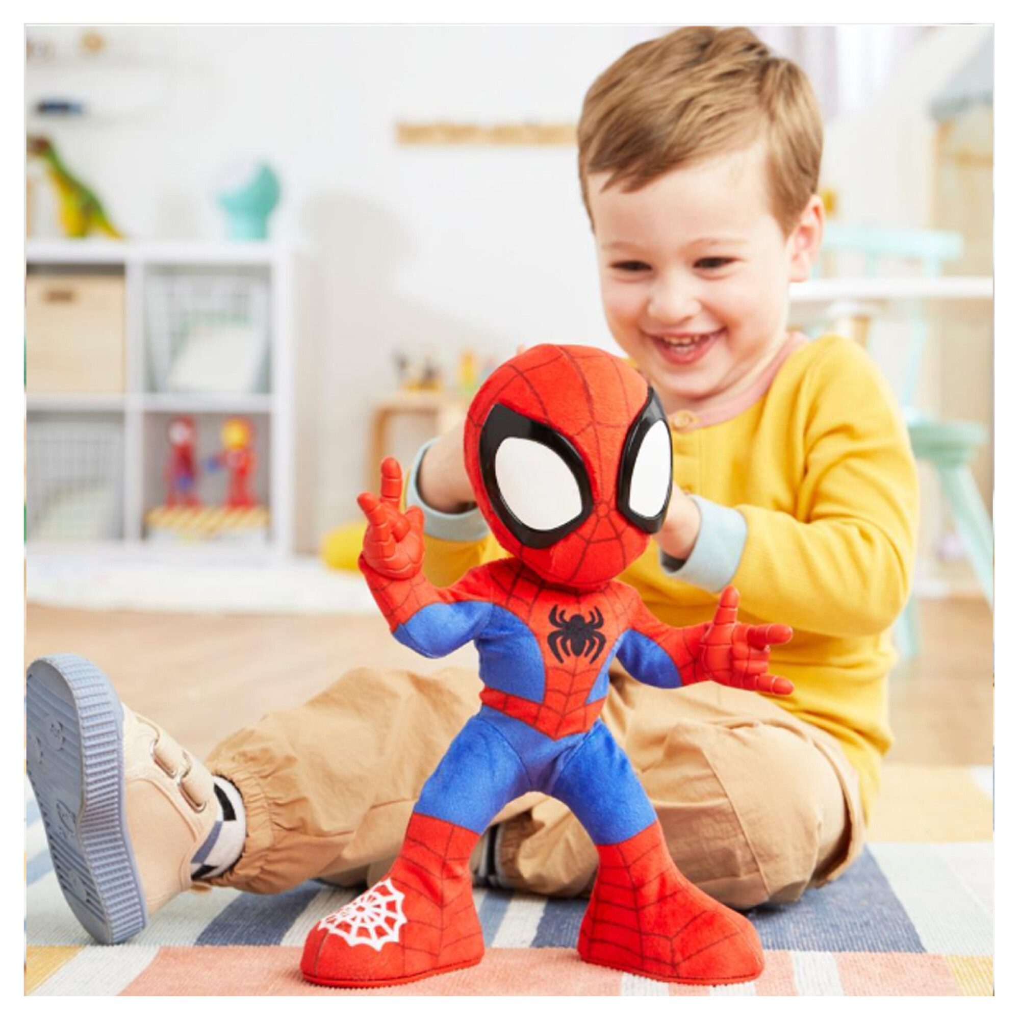 Spiderman peluche interactivo new arrivals