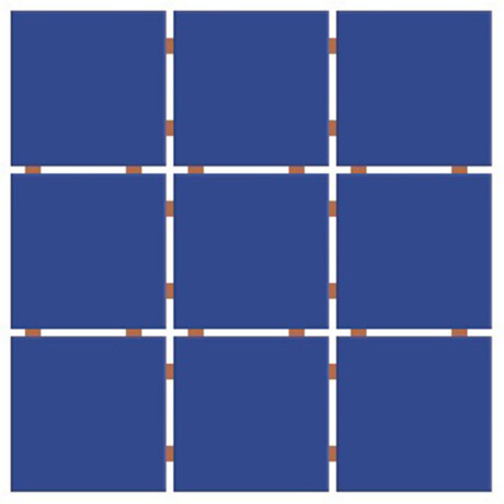 DECORADO DE 10X10 AZUL SERIE ROYAL CERAL GAMAS DE BLANCO