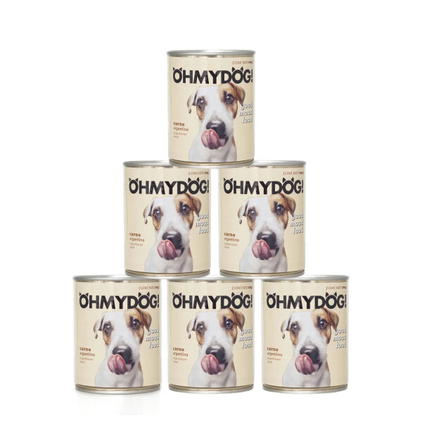 KIT x6 OH MY DOG! CARNE ARGENTINA X 340 GR. KIT x6 OH MY DOG! CARNE ARGENTINA X 340 GR.